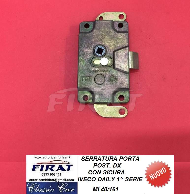 SERRATURA PORTA IVECO DAILY POST.DX CON SICURA (40/161)